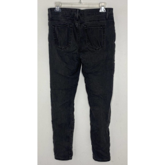 Joes Jeans Flawless The Vixen Ankle Skinny Addie Faded Black Distressed Sz 29 - Picture 7 of 7
